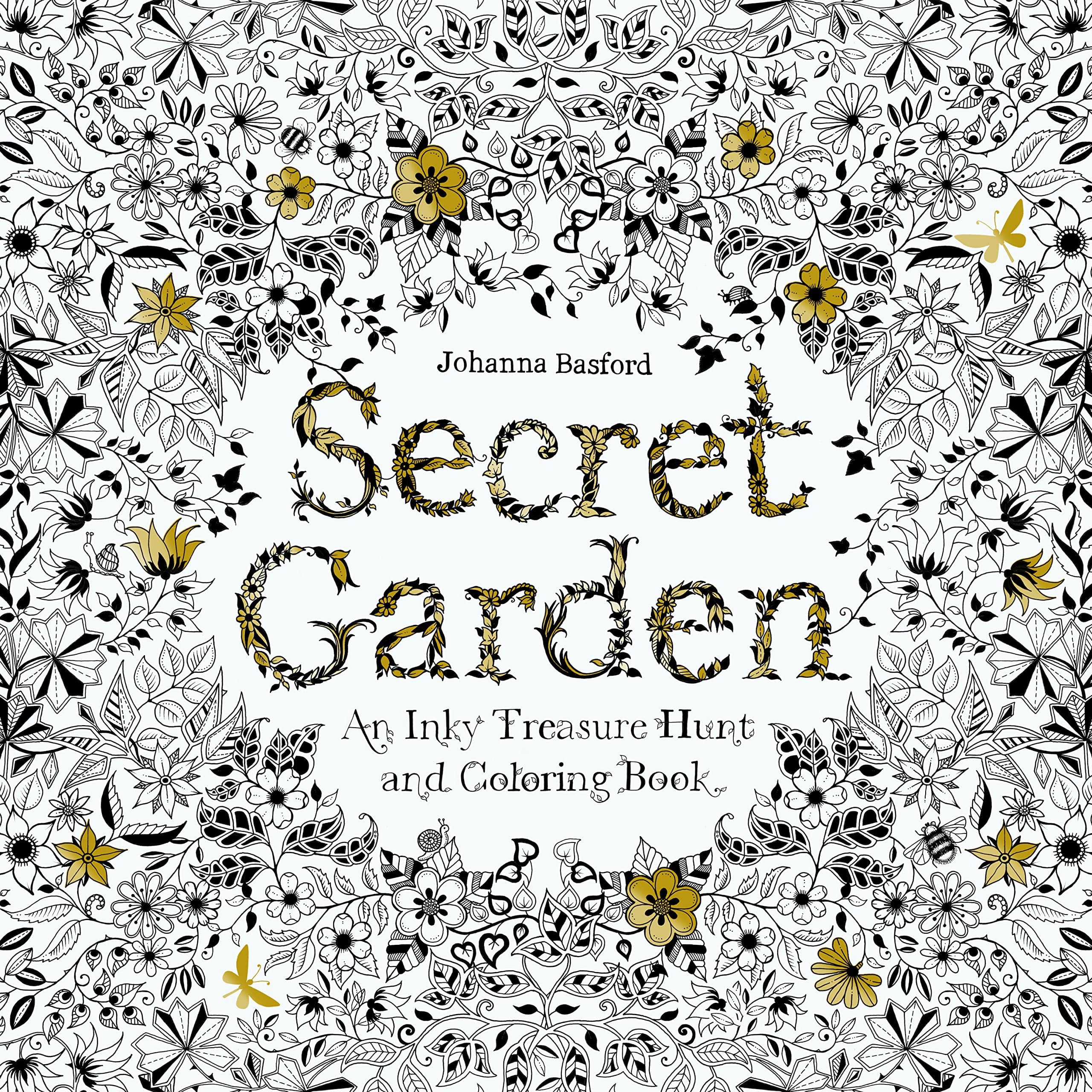 Secret Garden an Inky Treasure Hunt and Coloring Book