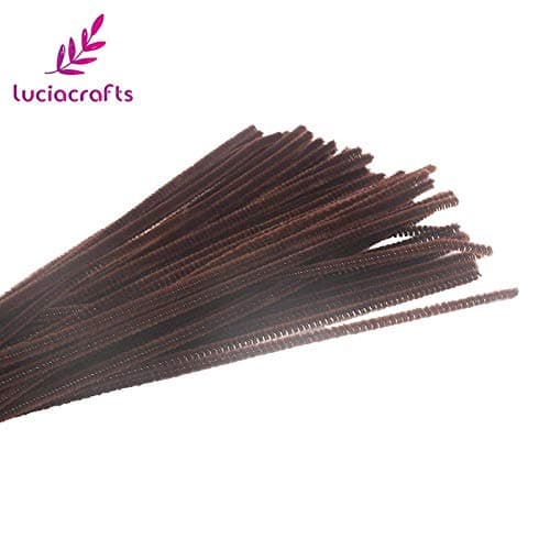 Pipe Cleaners Chenille Stems: 12" x 6mm 50pcs Chenille Stems Pipe Cleaners Children Handmade Material for Creativity Decorative Flowers&Wreaths 22010023(6D50)