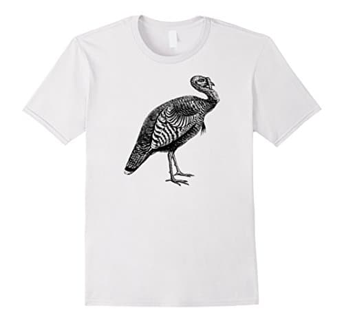 Mens Mintage Wild Turkey T-Shirt Large White