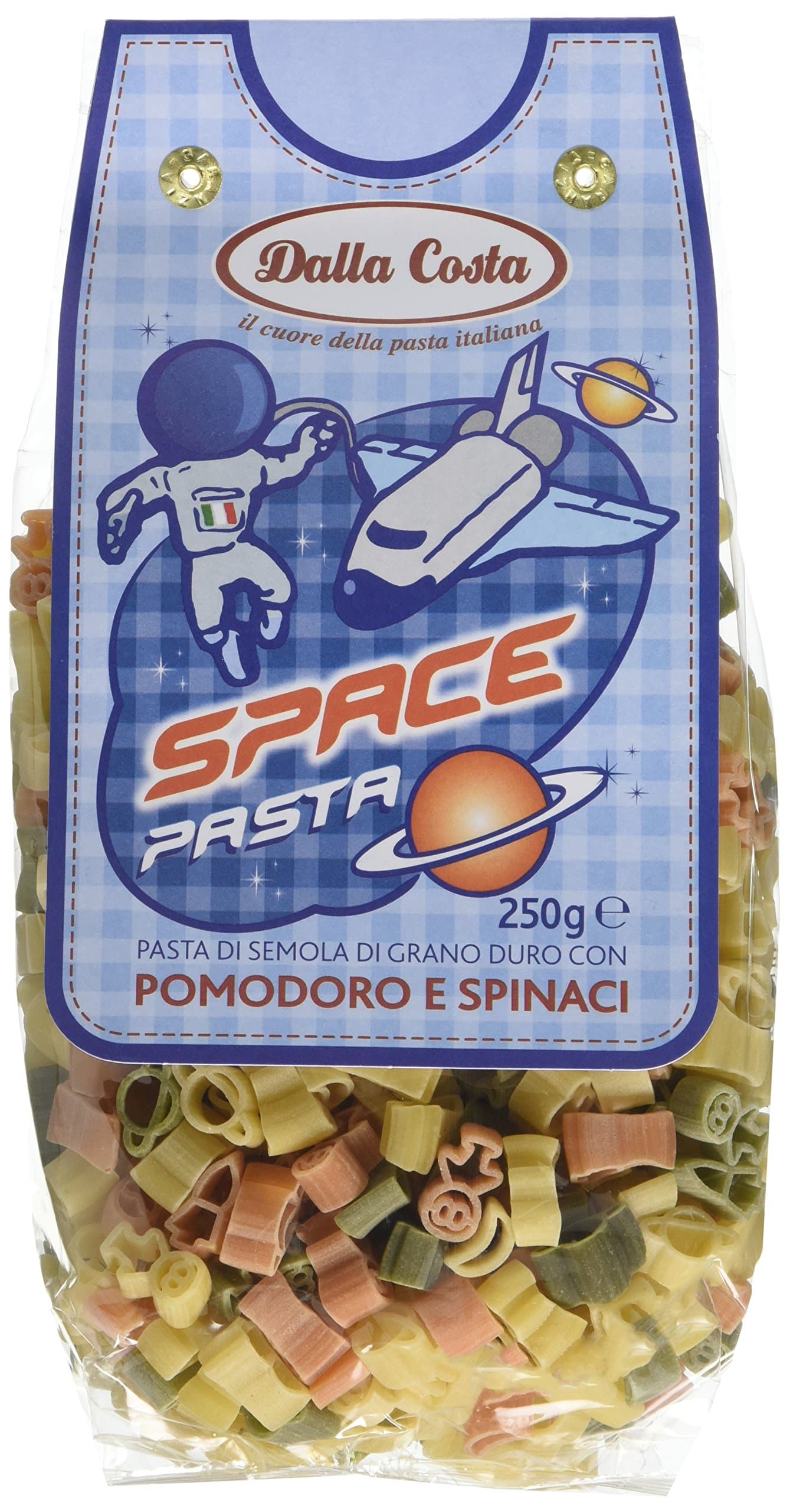 Dalla Costa Kids Space Pasta 250 g (Pack of 6)