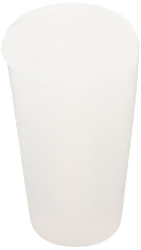 Versilic DX263013-50 Silicone European Stopper, 12mm Top Diameter, 8mm Bottom Diameter, 13D Size, 20mm Height (Pack of 50)