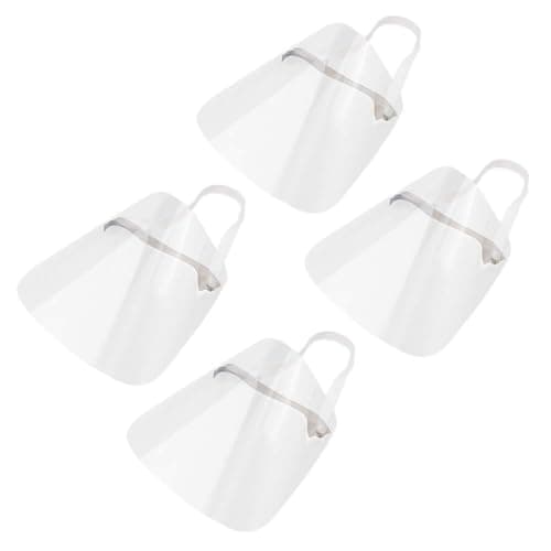 Wukalaka Medical Supply Dental Face Shield Plastic Protective Film Full Shield Clear Flip Up Visor Protection Safety Work Guard For Droplet, Dust,Oil Fume 1SET 4pcs
