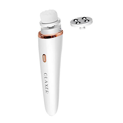 Facial Brush Waterproof Body Facial Cleansing Brush for Deep Cleansing, Bi-directional Massage Head IPX6 Waterproof