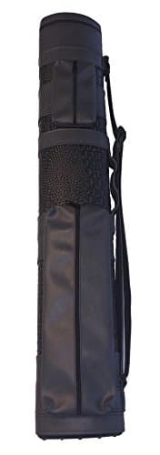 Giuseppe 4 x 4 Pool Cue Custom Carry Case - Ebony and Grey 4 Butt 4 Shaft