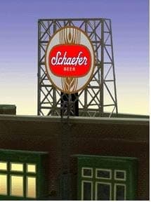 33-8925 N & Z Scale Schaefer Billboard by Miller Signs