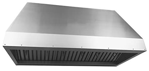 Cycene 34 Inch Professional Series Insert Liner Stainless Steel Range Hood w/Baffle Filter @ 1000CFM - CY-RH19ILPS-34