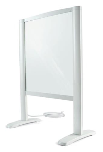 Thermique Freestanding Heated Glass Towel Warmer - White