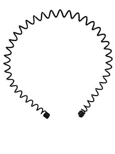 Fat-catz-copy-catz Fashion Girls Ladies Hair Accessories, Metal Headband Spiral Wavy (sprial metal headband)