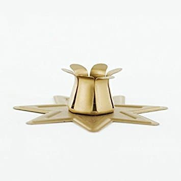 Gold Star Tin Metal Taper Holder (1)