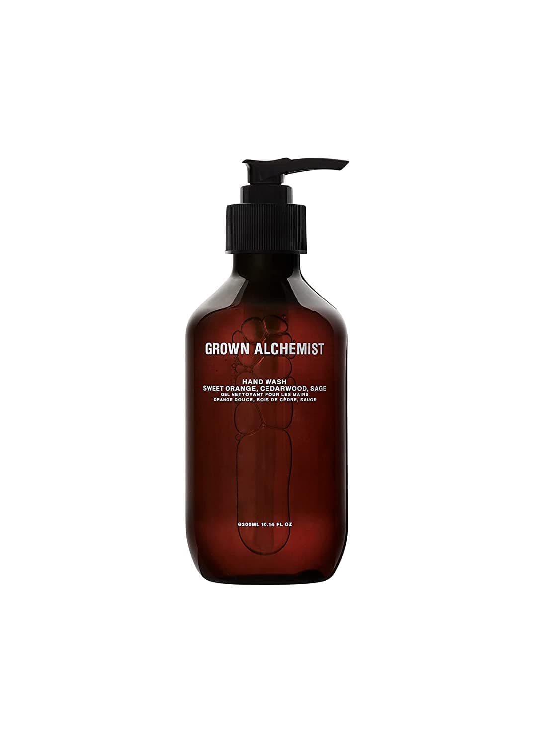 Grown Alchemist Luxury Hand Wash - Sweet Orange, Cedarwood, Sage, Organic Hand Soap - Natural Vegan Bioactive Botanicals for Sensitive Skin, Moisturising, Hydrating - Liquid Gel Handwash 300 ml