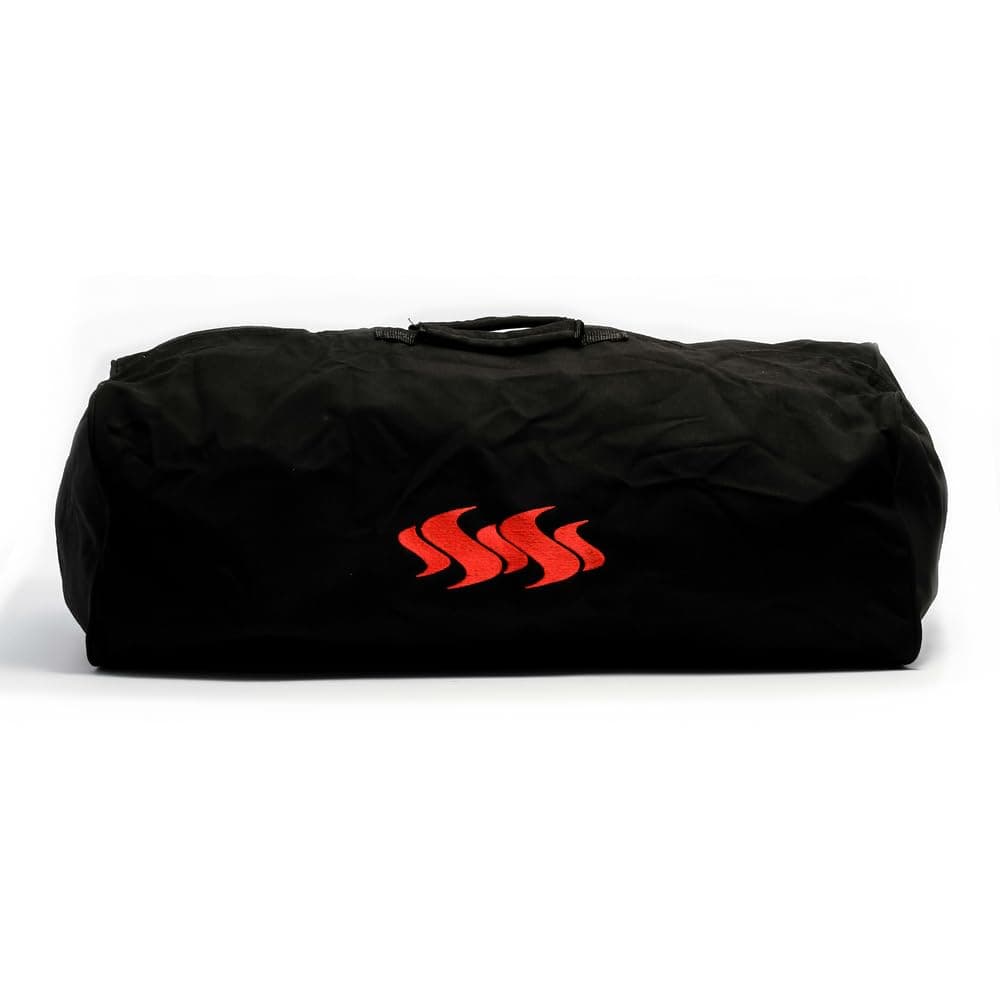 Camco Portable Propane Gas Grill Cover - Protect Your Stainless Steel Portable Table Top or Marine Grill, Durable Handles for Easier Transporting (58300)