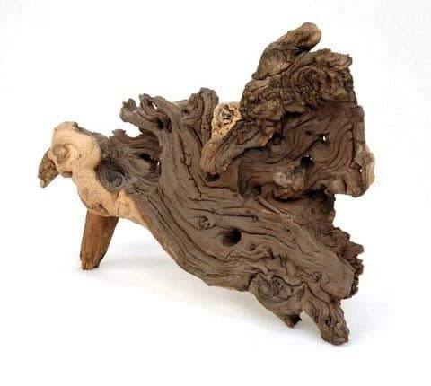 Aquarium Driftwood Red Moor Wood for Fish Tank Natural Decoration - Premium Piece (Mopani 20-30cm)