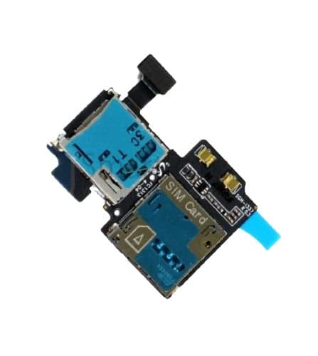 CELL PHONE CITY - Sim SD Card Holder Reader Slot Tray Flex Cable for Samsung Galaxy S4 S IV i337