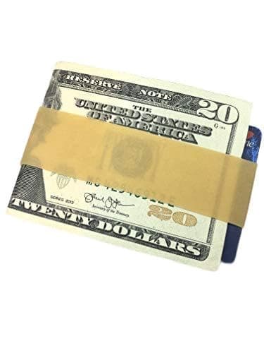 "Big Lou" The Original Rubber Band Wallet Money Clip Card Holder Money Bands (Package of 30)