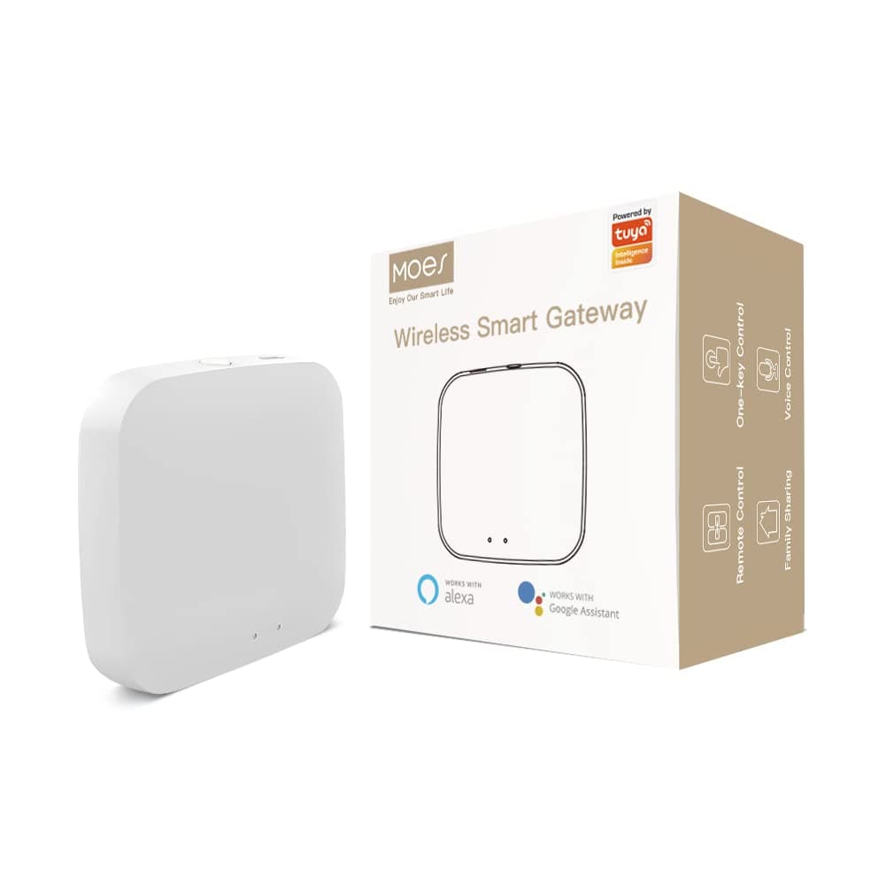 Tuya ZigBee and BLE Multi-Mode Smart Home Gateway WiFi Mesh Hub Work with Tuya ZigBee or BLE Smart Home Devices