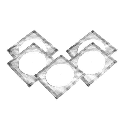 MALAB Wire Gauze with Ceramic Center Squares 160mm X 160mm 5 Pcs