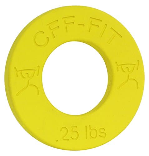CFF 0.25 lb Competition Rubber Fractional Weight Plates - Pair…