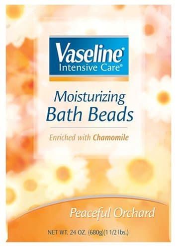 Vaseline Intensive Care Moisturizing Bath Beads Enriched with Chamomile Peaceful Orchard 24 oz.