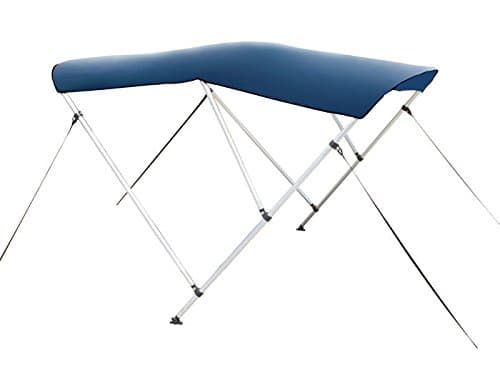 Polyester Bimini Top and Boot with 3 Bow Frame 6'l X 36"h, 67"-72" - Navy Blue …