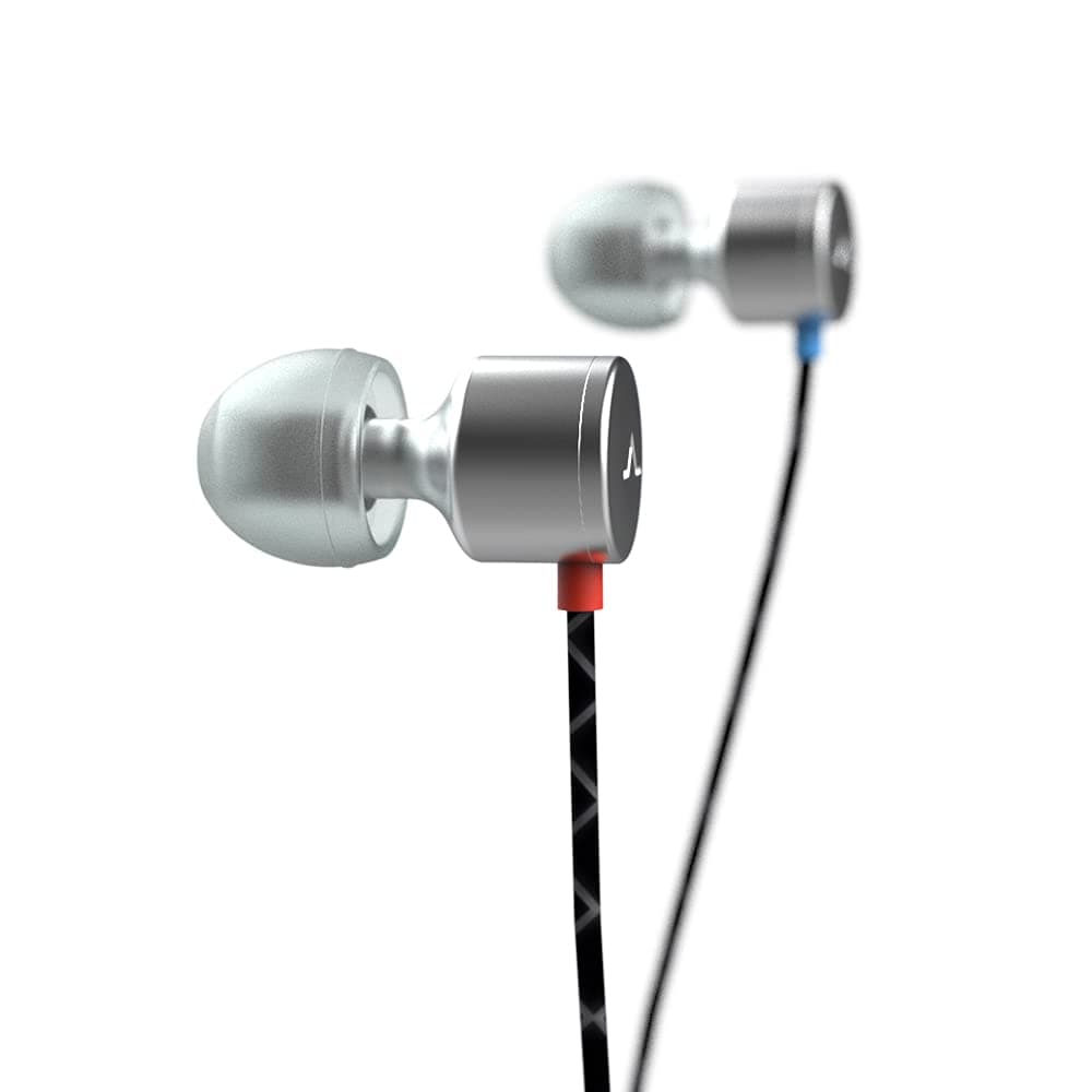 Flare Audio Jet 2 in-Ear Headphones Aluminium - Pure Sound Quality, High Sensitivity Microphone, 3.5mm Jack, Noise Isolating