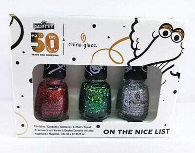 China Glaze Sesame Street On Nice List Micro Mini Kit Nail Polish