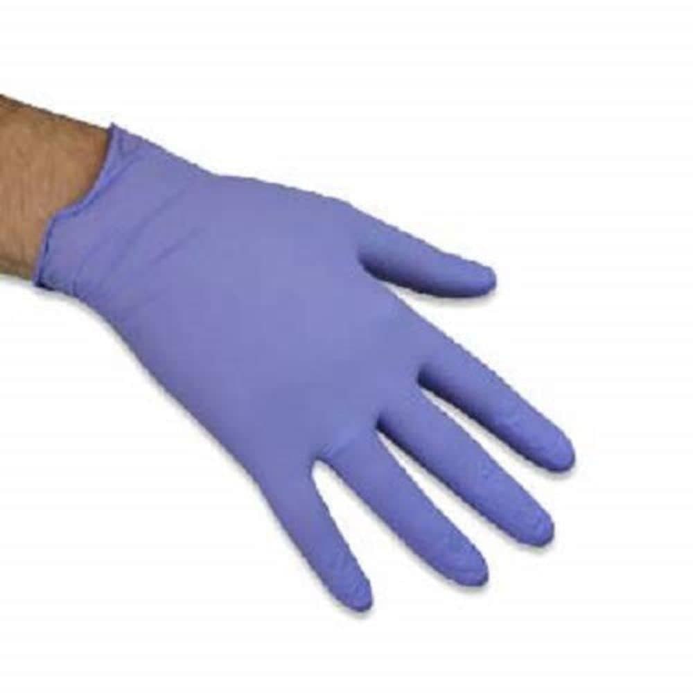 GL56XL Disposable Violet (Light Purple) Nitrile Gloves - Latex & Powder Free - Boxed x100 (Extra Large)
