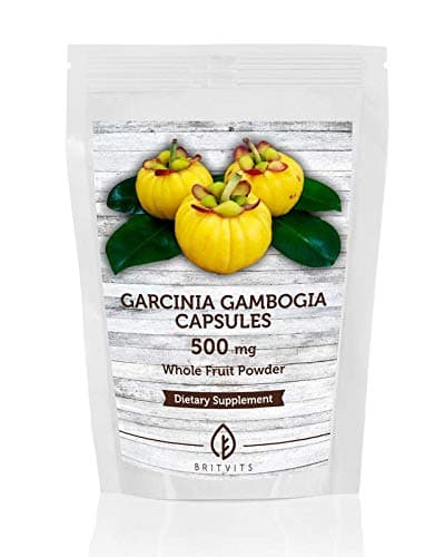 Garcinia Cambogia Whole Fruit Powder 500mg 90 Capsules Health Food Supplements Nutrition Hydroxycitric Acid HCA Malabar Tamarind