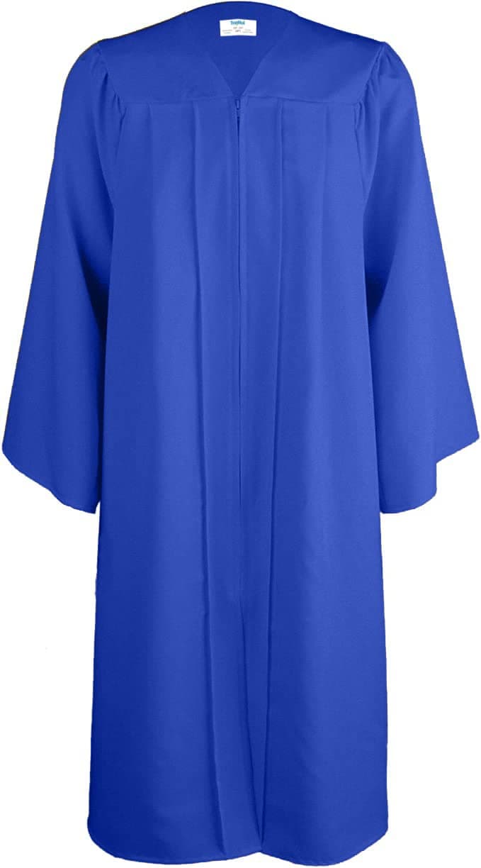 Tnghui Unisex Matte Graduation Gown for High School,Choir Robes for Church, Judge Robes Costume 12 Colors