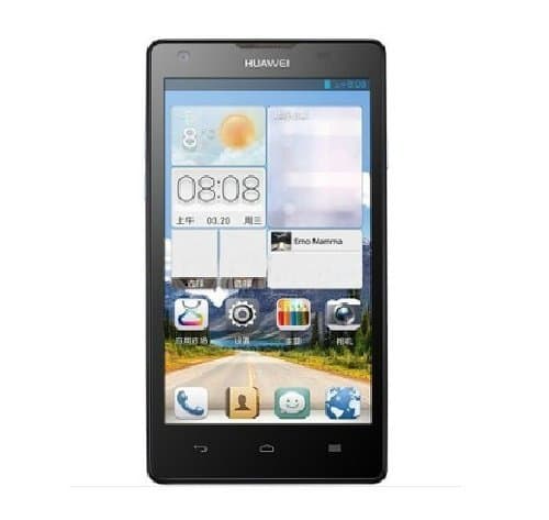 Huawei 5 inch Ascend G700 Dual Sim Quad Core Android4.2 2GB RAM Unlocked Cell Phone (White)