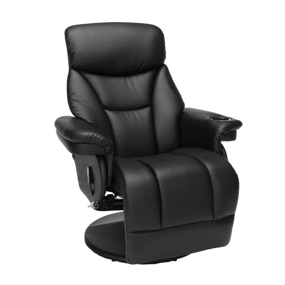 OFM ESS Collection Home Entertainment Recliner, Black
