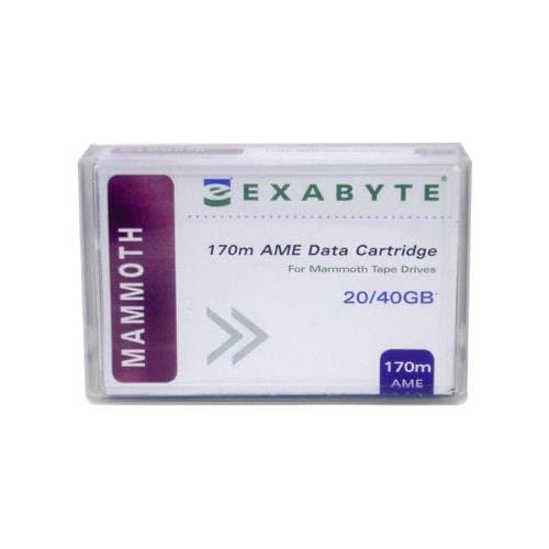 EXABYTE exatape ame 170m 8mm mammoth 20gb/40gb tape cartridge