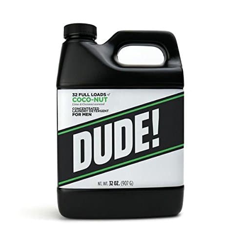 Dude Detergent - Men's Liquid Laundry Detergent - Coco-Nut 32 Loads - 32ounces