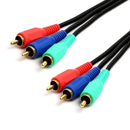 Cable Builders® 6FT Component Video Cable RGB Red Green Blue