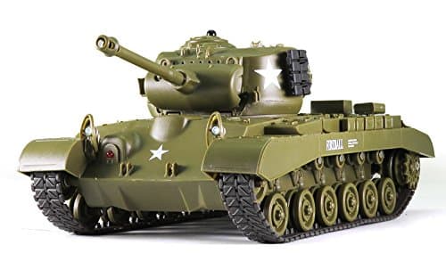 1/30 Scale US M26 Pershing RC IR Battle Tank w/Sound Lights