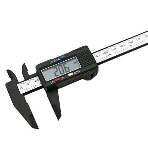 LSHAZI03590 New 150Mm 6Inch Lcd Digital Electronic Carbon Fiber Vernier Caliper Gauge Micrometer