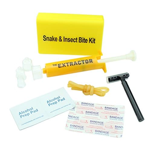 Rainfly Extractor Pump Kit First Aid Emergency Tool for Snake Bite Wasp & Bee Sting Venom Poison Suction Set Yellow