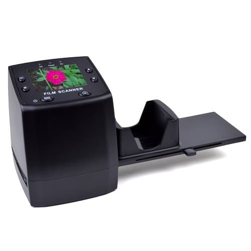 Slide & Negative Film Scanner with 2.4" TFT LCD Viewscreen & USB 2.0, SD/MMC Card Slot (Black)