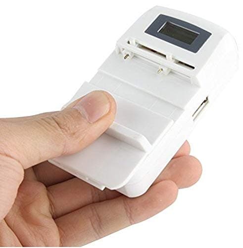 Powerpak Digital LCD Universal Charger for Lithium-ion Mobile Phone, Digital Camera Battery, DSLR Battery