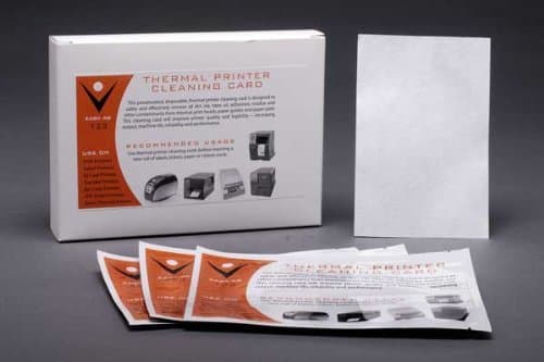 10pk Thermal Printer Cleaning Card - 4" x 6"