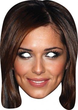 Celebrity Masks cardboard mask "cheryl Cole"