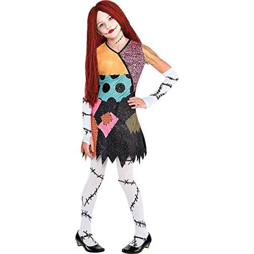 Party City Sally Halloween Costume For Girls, The Nightmare Before Christmas, Extra Large (14-16), Includes Wig