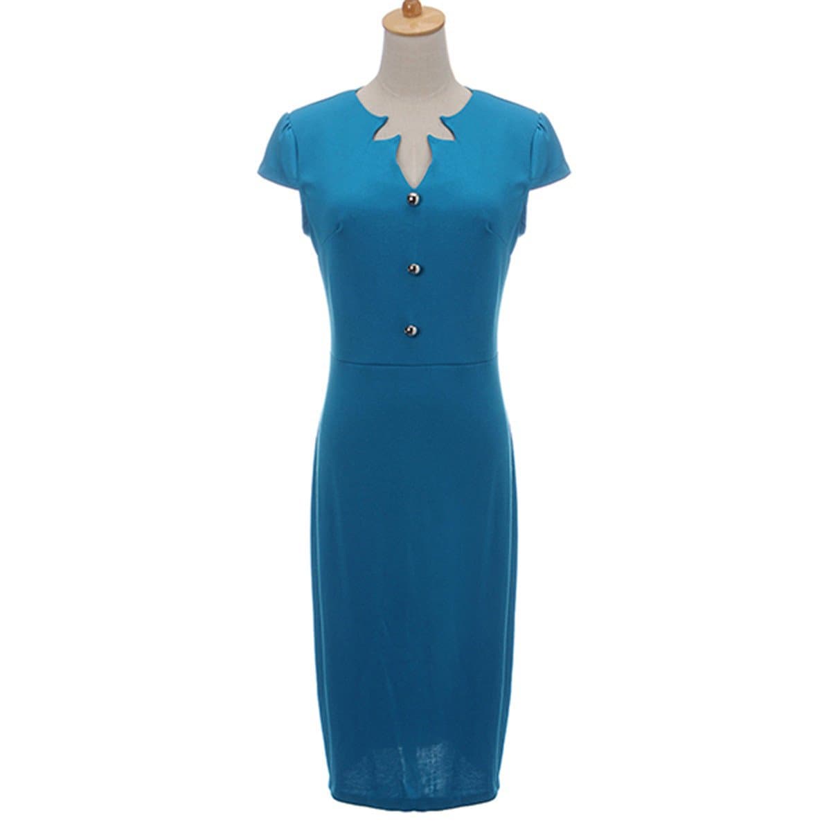 Elegant Women Shift Pencil Dress Formal Work Business Office Party Bodycon Dress