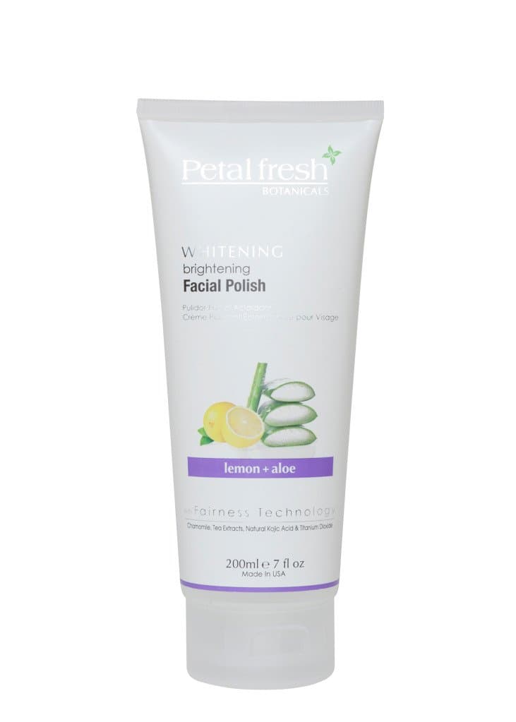 Bio Creative Lab Petal Fresh Botanicals Whitening and Brightening Facial Polish, Lemon and Aloe, 7 Ounce