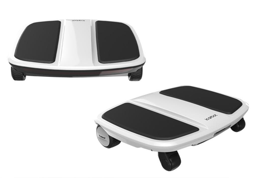 GZD Intelligent Speed Control Balance Car Electric Four Wheel Balance Car Portable Electric Skateboard APP Intelligent Control 12mph Maximum Speed 15km Range 2 Colors To Choose From