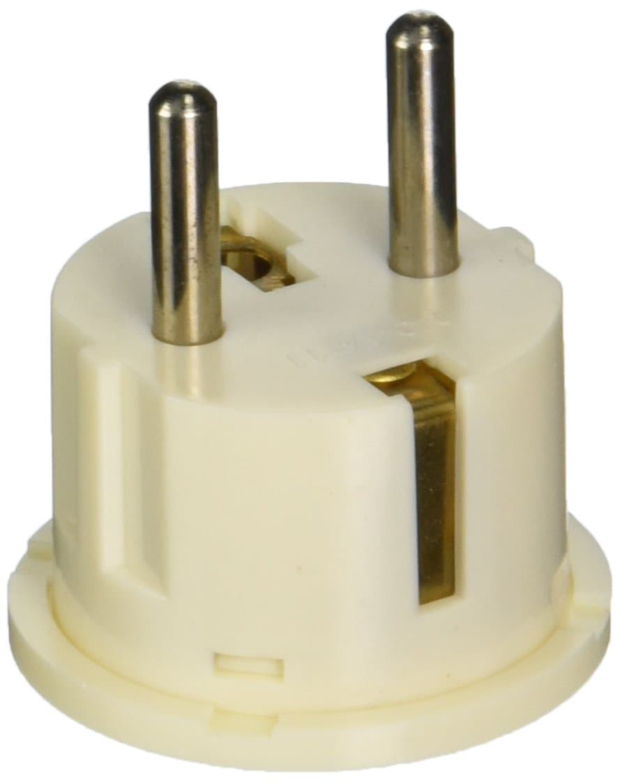 VCT USA to Europe Travel Plug Adapter Grounded German Shucko Plug (VP-11W)