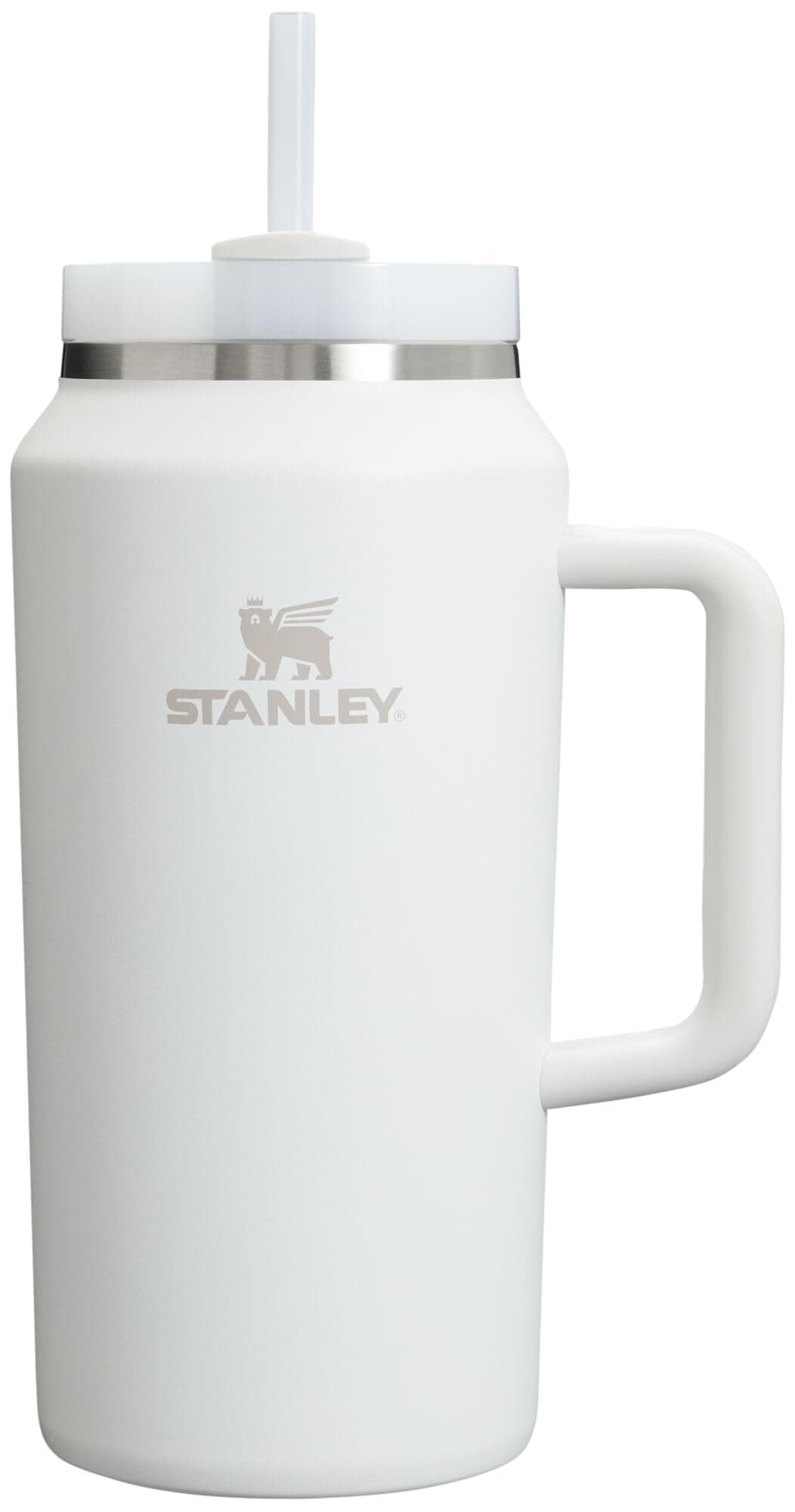 STANLEY Quencher H2.0 FlowState Stainless Steel Vacuum Insulated Tumbler with Lid and Straw for Water, Iced Tea or Coffee, Smoothie and More, Frost, 64oz
