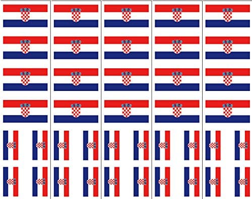 40 Tattoos: Croatia Flag, Croatian Party Favors