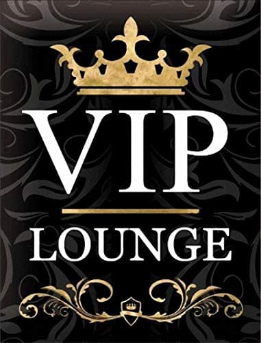 VIP Lounge Retro Metal Sign Wall Plaque Bar Pub Man Cave Steel Poster