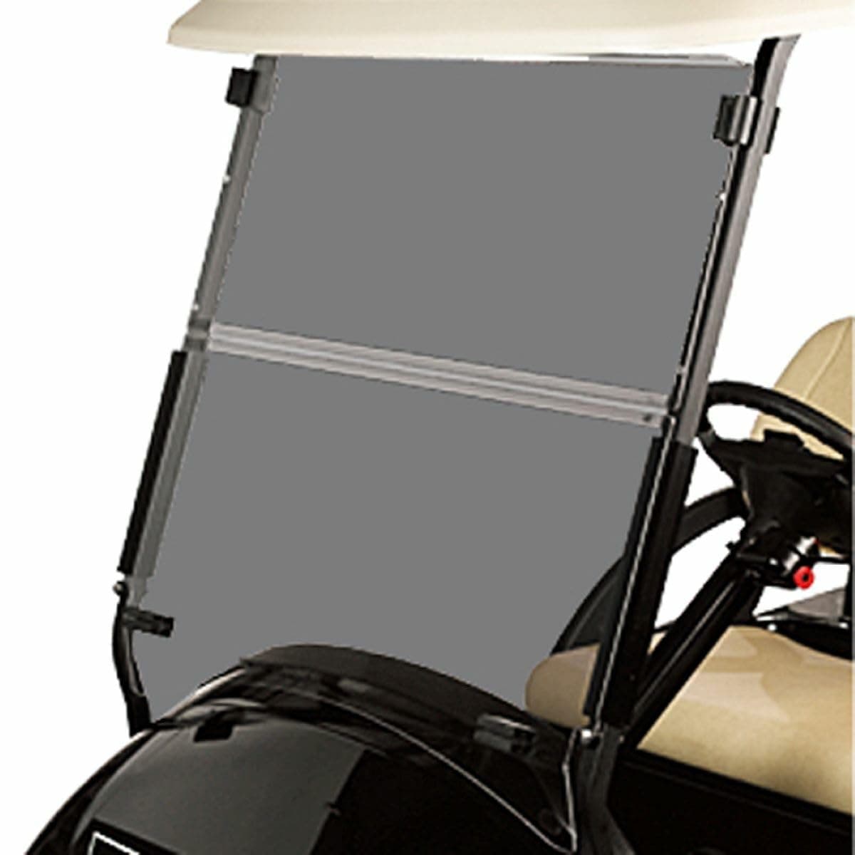 Buggies Unlimited Golf Cart Tinted Fold Down Windshield for Club Car Precedent/Tempo/Onward | 3/16" Thick | Compatible with 2004-Up Models