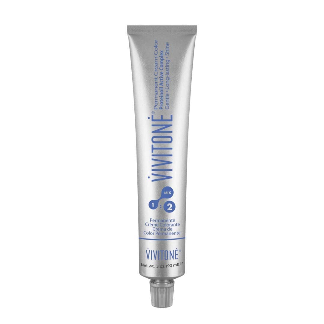 Vivitone Permanent Cream Color (9N Very Light Blonde) 3oz. - 100% Grey Coverage, Long Lasting Shine, Made in Italy.